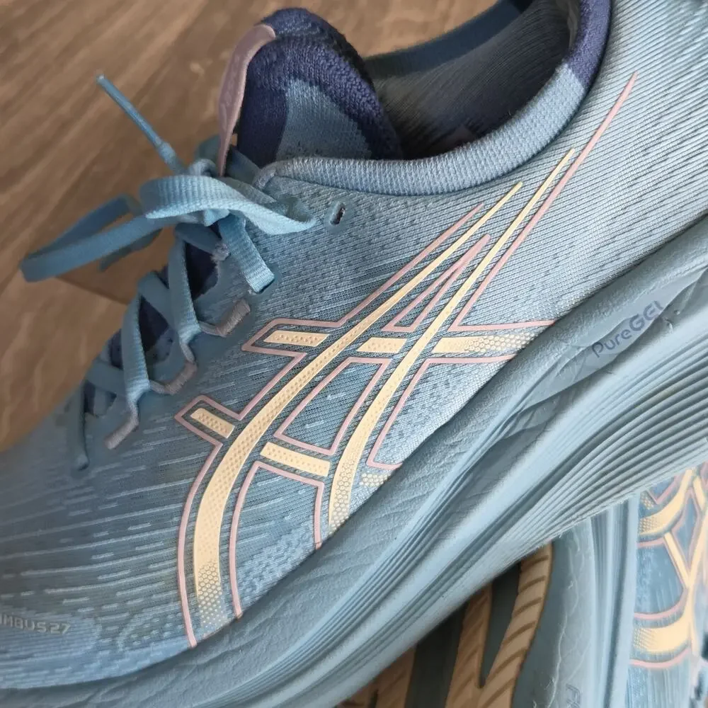 ASICS Women's US 8.5 Gel-Cumulus 27 Blue Running Shoes Sneaker 1012B753